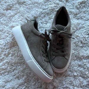 Vince Rhea Grey‎ Suede Sneakers